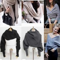 Buñada de invierno para mujer Cálida con capa de manga Ideal para regalos de Navidad y Día de Acción de Gracias - details 3