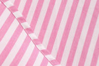 Hepburn-Vestido vintage a cuadros rosas, cuello halter de rayas de cintura alta, largo medio - details 8