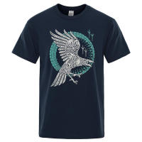 Camiseta de manga corta con estampado de Ragnar de leyenda vikinga para hombre, ropa informal de marca, estilo Hip-Hop, verano 2022 - details 7