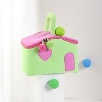 Bolsas de almacenamiento de cosméticos con forma de casa, bolsas de maquillaje de dibujos animados de estilo coreano de gran capacidad, impermeables con asa - details 10