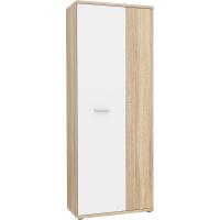 2 puertas, estantes, blanco / roble arena, 69x179x35 cm - details 12