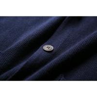 Suéter Tejido Grande Para Hombres Cardigan Chaleco Otoño Invierno Suéter Grueso Suelto Estilo Casual Cuello En V Sin Mangas - details 7
