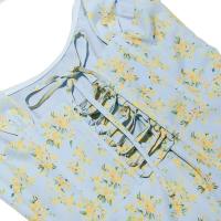 Suninheart-corsé de verano, recién llegado, vestido de vacaciones informal con estampado de wer y abertura azul, por debajo de la rodilla - details 5