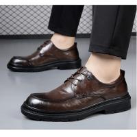 Zapatos de cuero de alta gama de cuero puro nuevo vestido de negocios de cuero transpirable casual - details 15