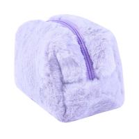 Bolso De Maquillaje Para Mujer De Peluche Sólido Viaje Organizador De Cosméticos Estuche De Ropa Joven Necesario - details 31