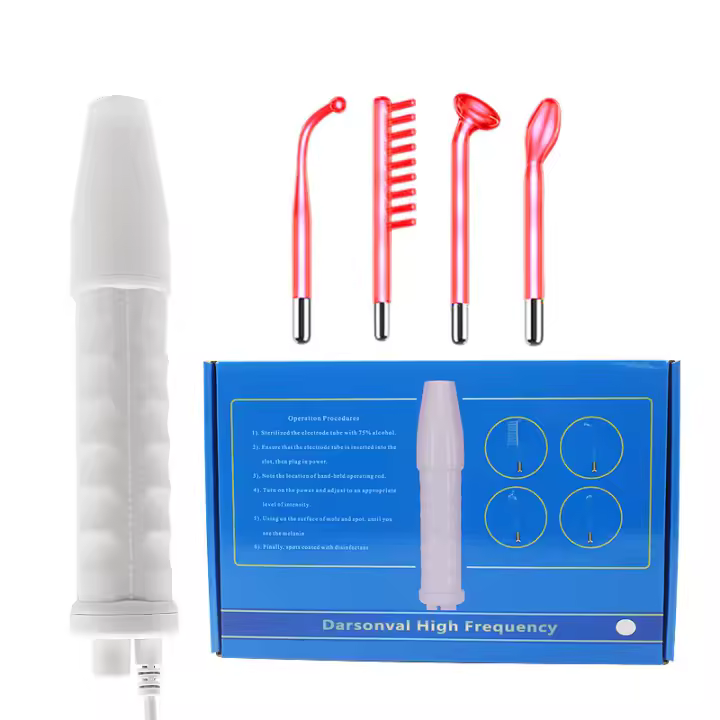Máquina Facial de alta frecuencia, varita de electroterapia, tubo de vidrio, elimina arrugas, acné, herramienta para el cabello - 1