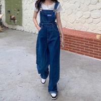 Monos de Denim Vintage MEXZT Pantalones de Lega Ancha para Mujer Estilo Callejero - details 15