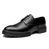 Zapatos de vestir con punta de acero de cuero genuino para hombre y zapatos formales informales sólidos de goma Oxford - details 4