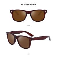 Gafas de Sol Polarizadas Cuadradas Clásicas Gafas de Sol Negras Retro para Hombres y Mujeres - details 12