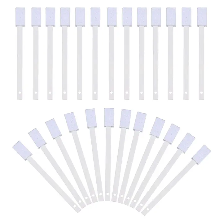 Cepillos de Limpieza para Espacios Estrechos 28PCS Desechables para Limpiar Esquinas de Inodoros Ranuras de Ventanas Railes de Puertas Consolas de Teclados Ciegas - 1