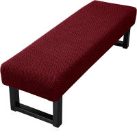 Funda elástica de Jacquard para banco de comedor, funda extraíble antipolvo para sala de estar, Protector de asiento de banco lavable - details 17
