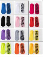 Calcetines de trampolín para adultos y niños, calcetines antideslizantes con suela de silicona para yoga, deportes de interior, jardín de infantes, paquete de 10 pares - details 14