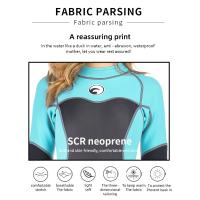 HISEA-Traje de neopreno para mujer, 1,5mm, para surf, una pieza, para natación y pesca, antifricción - details 3