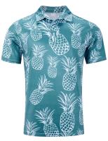 Polo de manga corta para hombre con estampado 3D de Hawaii, camiseta holgada de gran tamaño, top callejero genial, traje de verano - details 9