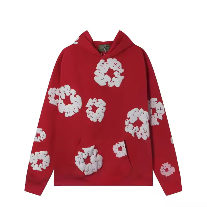 Sudadera con Capucha de Patrón de Flor 3D de Moda Casual Unisex Ajuste Suelto, Perfecto para Primavera Otoño - 1