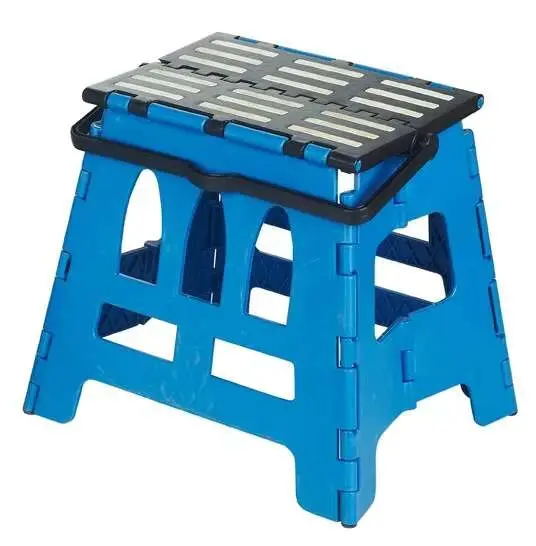 Reposapiés y silla plegables de plástico de gran tamaño de alta calidad para muebles del hogar - 1