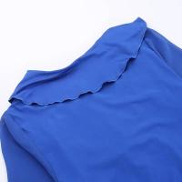 Vestido Bandage de manga larga de malla para mujer, minivestido Sexy con cuello con cuentas y volantes, fiesta y noche en la playa Tre 2023 - details 27