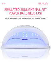 Lámpara LED UV para secado de uñas, secador de esmalte de Gel para manicura, de alta potencia, con Sensor inteligente y pantalla táctil, 12W/36W/48W/90W - details 6
