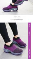 Zapatillas de deporte informales para mujer, cómodas zapatillas de correr de malla con cojín transpirable, zapatillas negras para mujer, zapatos de estudiante 2025 - details 10