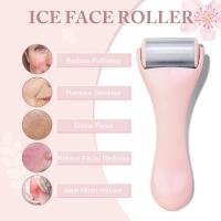 Scttomon Rodillo de Hielo para Cara y Ojo 2 Pcs Acero Inoxidable para Alivio del Dolor de Cabeza y Elevación de Piel Herramientas de Cuidado de la Piel de Belleza - details 0