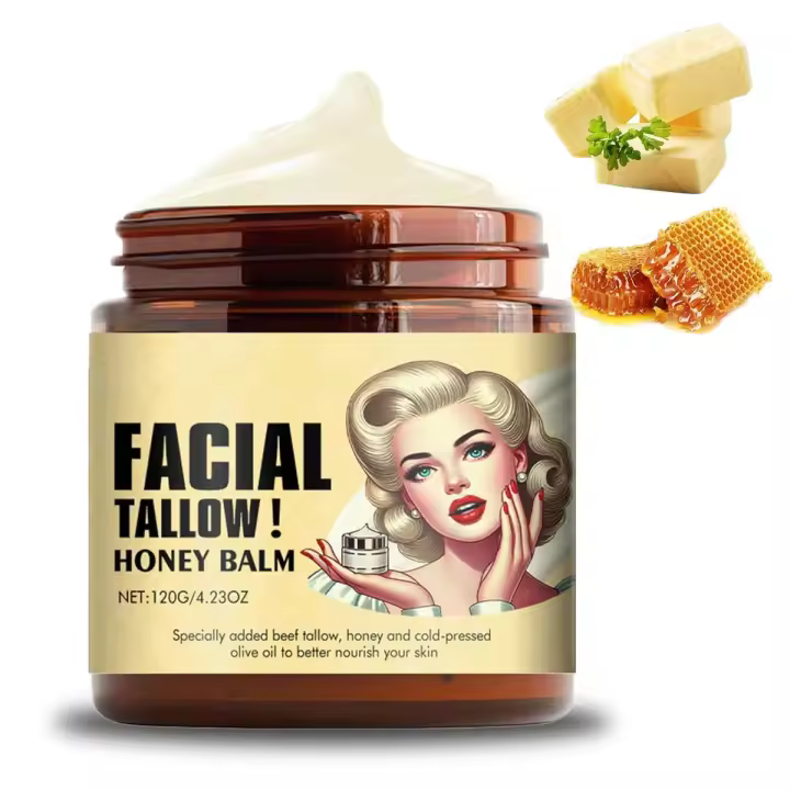 2025 nuevo estilo Felovique bálsamo batido, bálsamo de ternera para el cuidado de la piel crema de manteca y miel, hidratante Natural para cara y cuerpo (1 Uds * 120G) - 1