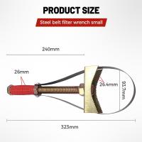 Llaves De Filtro De Aceite De Alta Resistencia, Herramienta De Extracción De Llave De Filtro De Aceite Ajustable, Llave De Correa Para Filtros De Aceite De Mayor Tamaño, Camión, Tractor, Excavadoras, Correa Ajustable De 9-15 Cm De Diámetro - details 7