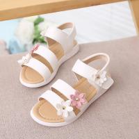 Sandalias Florales de 3 Flores para Niñas Zapatos de Princesa para Vestido de Fiesta de Boda, Novedad de Verano 2024 - details 3