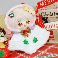 Mantón de Navidad, ropa de muñeca de algodón de 20CM, reemplazo de muñeco de nieve, ropa para muñecos de peluche, traje, ropa DIY, juguetes de peluche, ropa - details 15