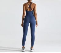 Monos de yoga sin costuras para mujer, ropa deportiva informal de una pieza para entrenamiento, danza y gimnasio - details 12
