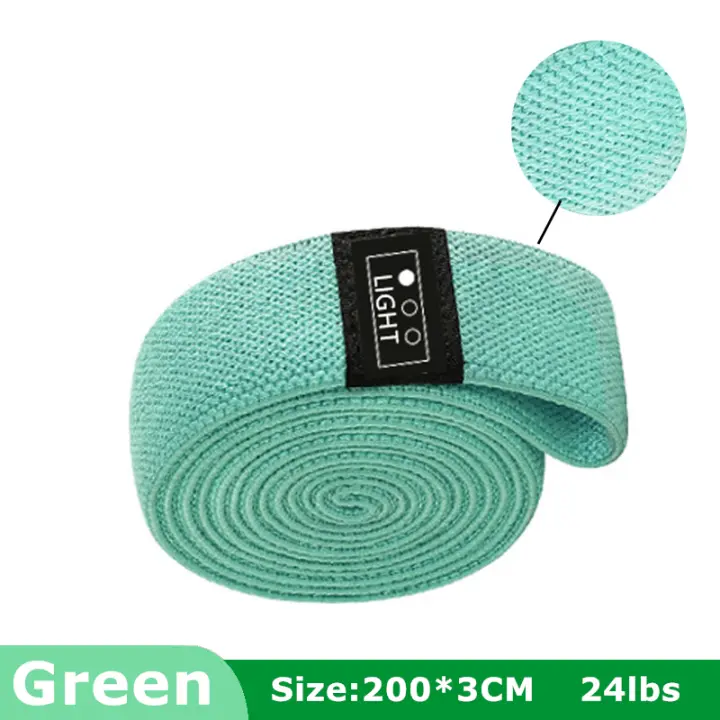 Banda de bucle de resistencia larga para ejercicio de cuerpo completo, círculo de bucle de Fitness, bandas elásticas de Yoga Unisex, equipo de gimnasio de entrenamiento para el hogar - 1