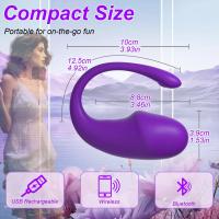 Vibrador Inalámbrico Kaelynn Control Remoto de Aplicación Bluetooth Huevo Vibrante para Mujeres - details 4
