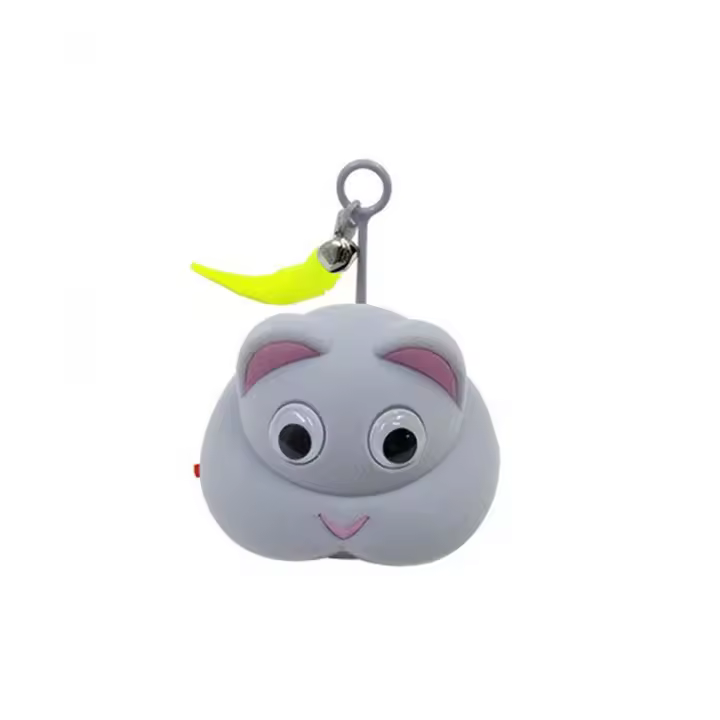 Juguete interactivo recargable para gatos, ejercicio de masticación eléctrica, ratones móviles eléctricos, juguete inteligente de plástico, dispositivo automático para provocar gatos - 1