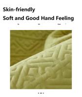 Funda de colchón acolchada suave de algodón puro, Protector de almohadilla de cama personalizado, antibacteriano, tamaño King, no incluye funda de almohada - details 3