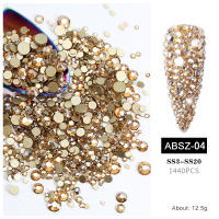 Piedras Preciosas para Uñas Clou Beaute K9 Cristal de Vidrio Decoración de Arte de Uñas Diamond Stone Rhinestones Color Plano - details 4