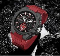 SMAEL Relojes deportivos Reloj despertador con pantalla LED digital resistente al agua 8098 Relojes de pulsera de cuarzo analógicos de moda joven para hombres - details 17