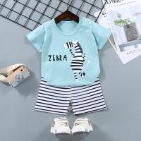 Conjunto de Manga Corta para Niños Puro Algodón Camisetas de Verano para Bebés - details 9