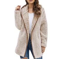 Abrigo de manga larga de Color liso para mujer, ropa de otoño para la escuela, oficina, salón, diario - details 0