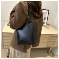 Bolso de gran capacidad para mujer, estilo casual retro, bolso de mano y bandolera para llevar bajo el brazo. - details 15