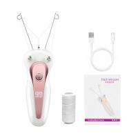 Depiladora eléctrica de hilo de algodón para mujer, minidepiladora recargable por USB para cuerpo femenino, piernas y cara - details 10