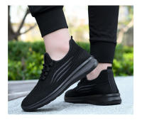 Zapatillas de moda para hombre Zapatillas elásticas ultraligeras y transpirables Suela blanda Zapatos casuales - details 12