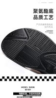 Sandalias de hombre zapatos de playa de piel de vaca de primera capa de moda sandalias de cuero de conducción casual para hombre extra grandes - details 10