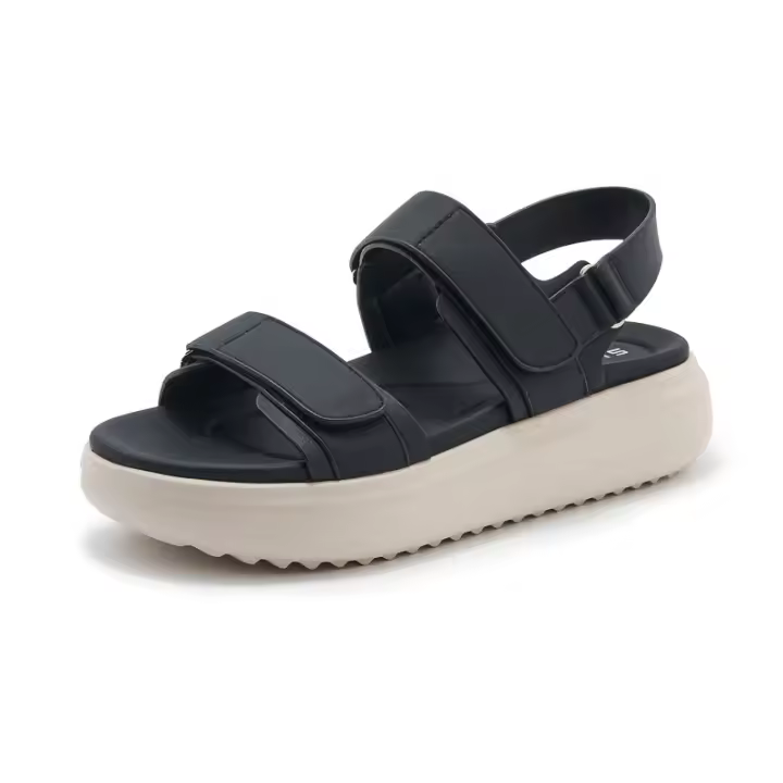 Sandalias de Playa de Boda Comodas para Mujeres Primavera 2025 Suela Gruesa Antiguo Estilo Campestre - 1