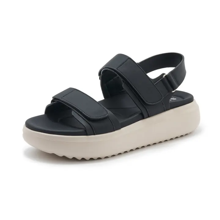 Sandalias de Playa de Boda Comodas para Mujeres Primavera 2025 Suela Gruesa Antiguo Estilo Campestre - 1