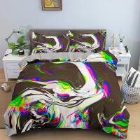 Funda de Edredón 3D Tema Espacial Microfibra Sencillo Doble Twin Queen King Tamaño 2/3 Piezas Juego de Ropa de Cama - details 18