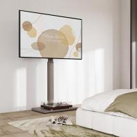 Soporte TV de Madera con Base Ajuste de Altura, Giro, Gestión de Cable para Pantallas de 32 a 70 Pulgadas - details 8