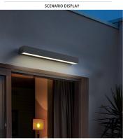 Luz led de pared de una palabra para exteriores, luz de pared impermeable para villa, puerta de jardín, luz frontal, luz de arandela de pared para exteriores - details 0