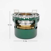 Estufa de Barbacoa Portátil de Acero Inoxidable Cocina de Campamento a Alta Temperatura con Accesorios de Alcohol - details 10