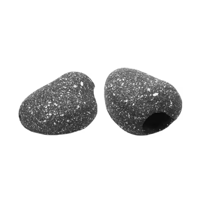 Cueva de piedra para acuario, pecera, estanque, decoración, cerámica para cría de camarones, 1 ud. - 1