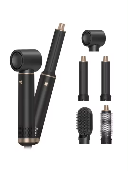 Cepillo de Aire Caliente 5 en 1, Secador de Pelo, voluminizador de Alisar, modelo Multifuncional para Todo Tipo de Cabello - 1