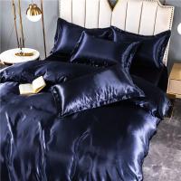 Sábana de Terciopelo de Lujo Emulación Cubierta de Edredón de Gran Tamaño Manta de Color Sólido de Alta Calidad para Cama Doble Queen y King - details 16